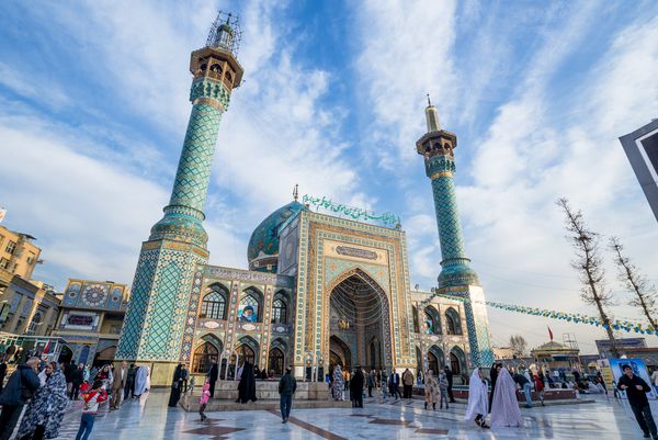 تهران ایران 28 دسامبر 2017 مسجد زیبای امامزاده صالح تجریش