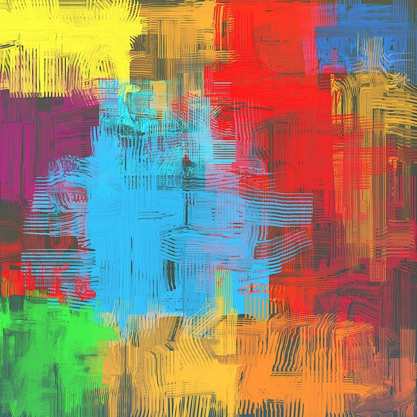 بافت پس زمینه انتزاعی تصویر 2d نقاشی اکسپرس روغن دست ساز براش بر روی بوم هنر مدرن پس زمینه چند رنگ مسواک های معاصر زمینه دیجیتال رنگارنگ