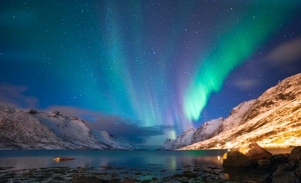 چراغ های قطبی در نروژ