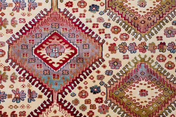 الگوی زیبای تزیین فرش عرب