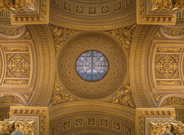 ورسای فرانسه 10 اوت 2014 سقف زرد در کاخ ورسای Chateau de Versailles به لیست میراث جهانی یونسکو اضافه شد