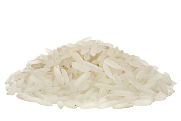 پیش زمینه مشاهده جزئیات برنج بلند سفید خشک