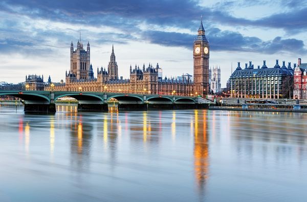 لندن بیگ بن و خانه های پارلمان انگلیس