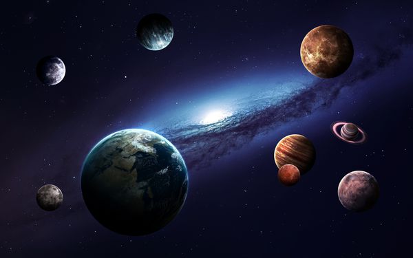 تصاویر با وضوح بالا سیارات منظومه شمسی را نشان می دهد این عناصر تصویری که توسط ناسا تهیه شده است