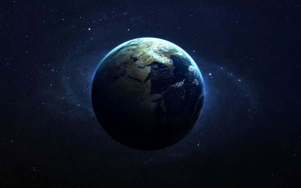 سیاره زمین این عناصر تصویری که توسط ناسا تهیه شده است