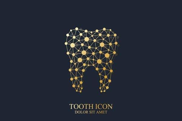 قالب آرم وکتور دندان طراحی پزشکی نماد مطب دندانپزشکی دندانپزشکی و کلینیک مراقبت از دهان