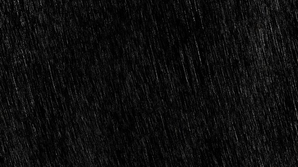 سقوط انیمیشن فیلم باران بارانی در زمان واقعی بر روی پس زمینه سیاه مات درخشش سیاه و سفید انیمیشن باران با شروع و پایان مناسب برای فیلم ترکیب دیجیتال نقشه برداری پروژکشن