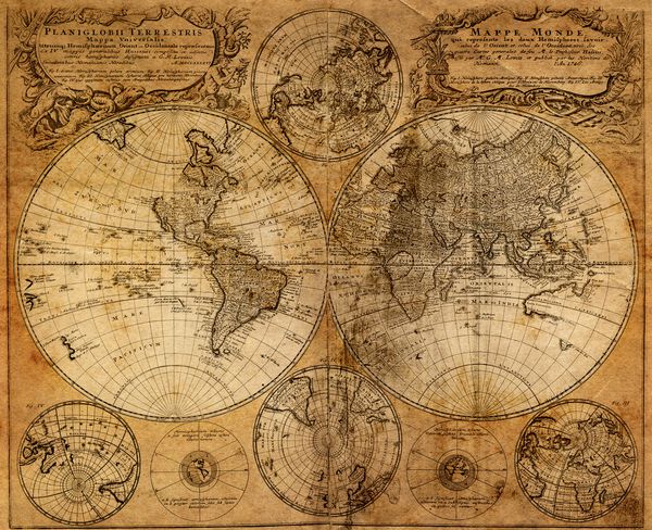 نقشه قدیمی 1746