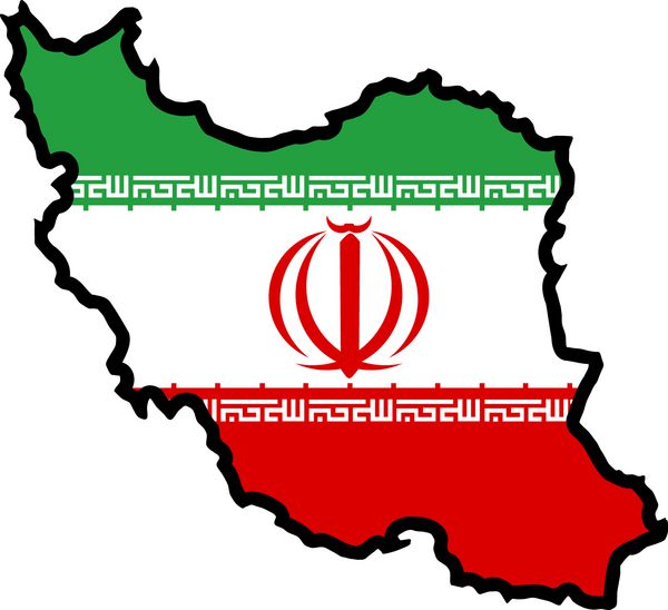 نقشه به رنگ ایران