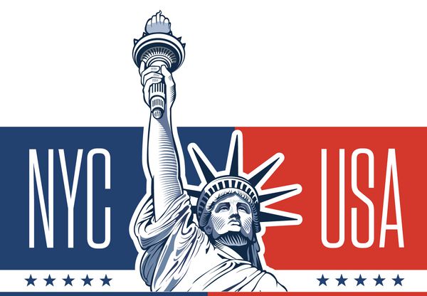 مجسمه آزادی NYC نماد ایالات متحده