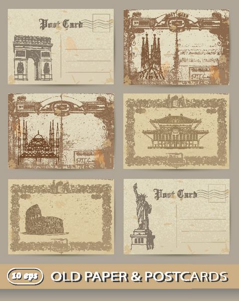 پایتخت های جهان مجموعه پرنعمت کارت پستال