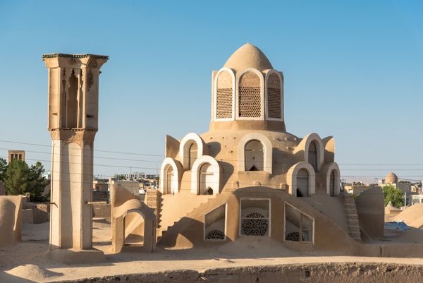 برج بادی خانه بروجردی در کاشان ایران