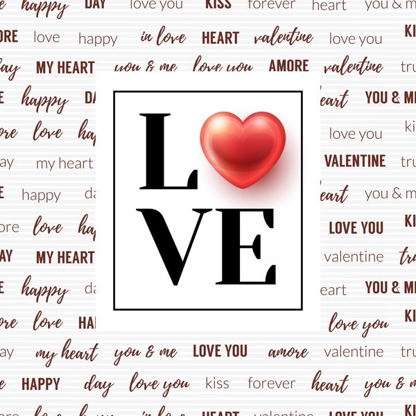 نامه عشق و براق قلب در قاب با کلمات عاشقانه در پس زمینه طراحی روز ولنتاین برای کارت کاغذ دیواری بروشور پوستر بروشور آگهی ها