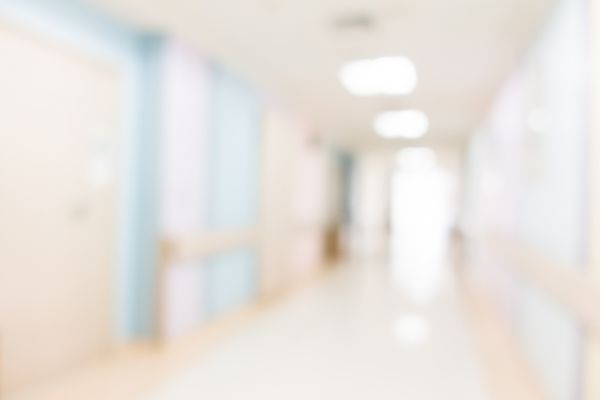 بیمارستان Blur و داخلی درمانگاه برای پس زمینه