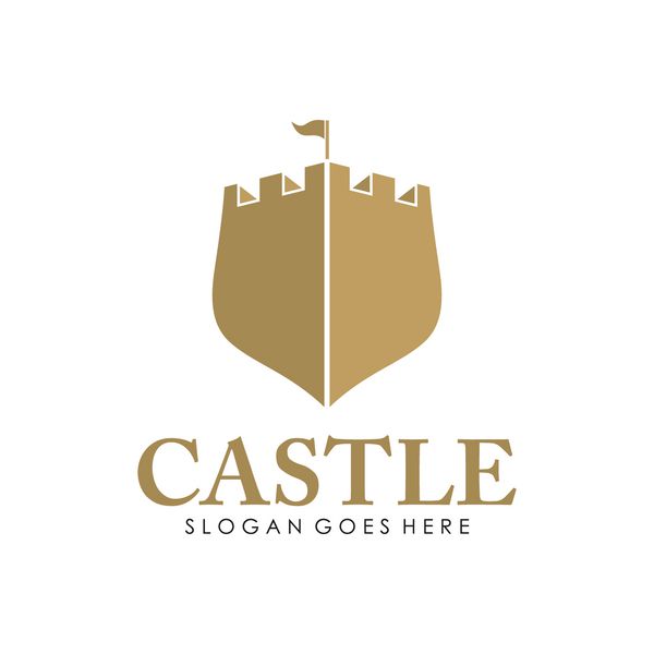 نماد قلعه نماد و تصویر برداری کامل