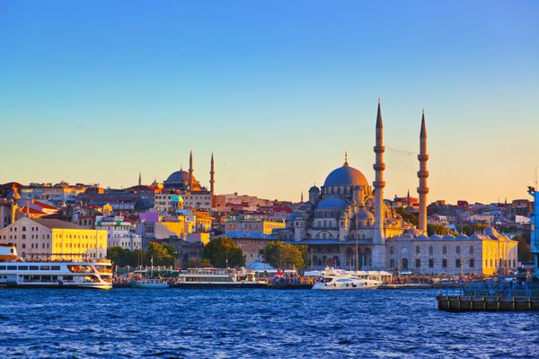 پانورامای غروب آفتاب استانبول پیشینه سفر ترکیه