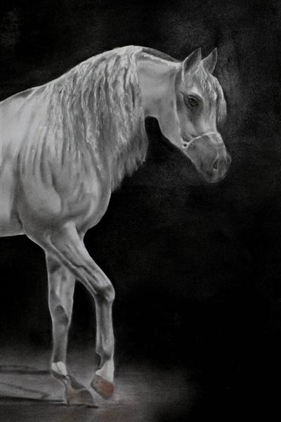 نجیب نقاشی اسب