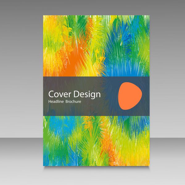 بروشور در رنگ پرچم برزیل مفهوم رنگ وکتور طراحی برای جلد کتاب پس زمینه وب سایت