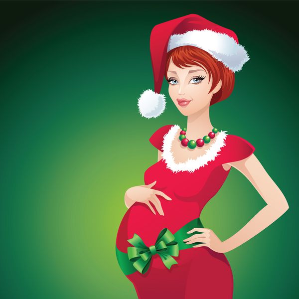 زیبایی بارداری کریسمس