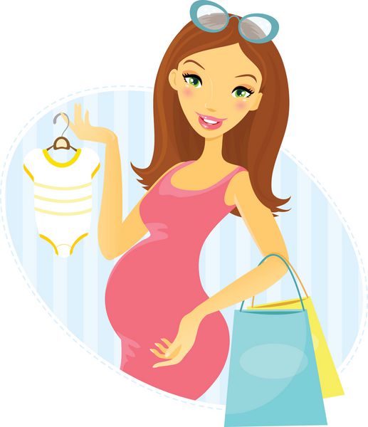 خرید زن باردار قابل ویرایش کامل
