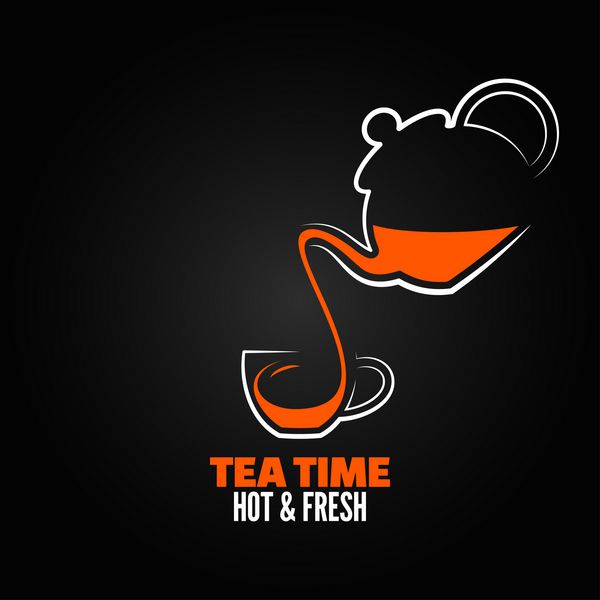 تخته نرد طراحی منوی فنجان چای