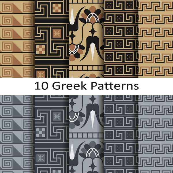 مجموعه ای از ده الگوی یونانی