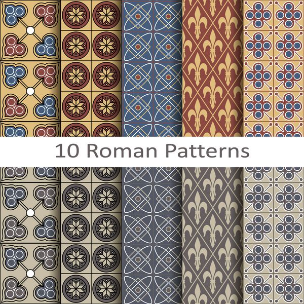 مجموعه ای از ده الگوی رومی