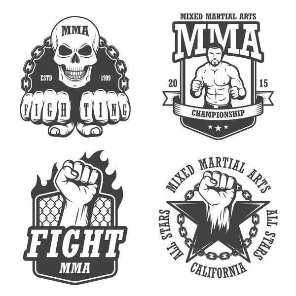 مجموعه از چهار نماد MMA
