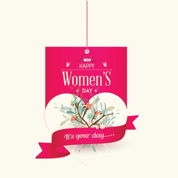 طرح کارت تبریک روز زنان amp x27؛