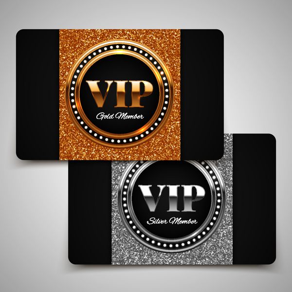 کارت های حق بیمه طلا و نقره VIP با زرق و برق