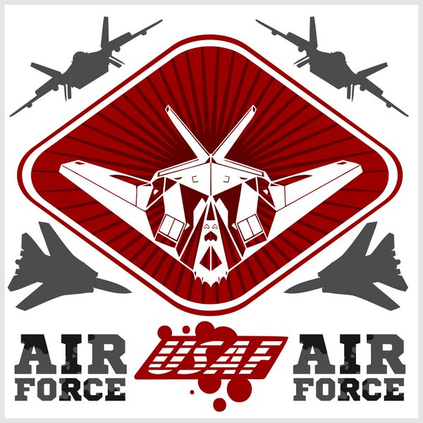 نیروی هوایی ایالات متحده طراحی نظامی تصویر برداری