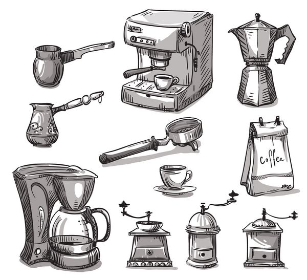تجهیزات قهوه سازی را تنظیم کنید