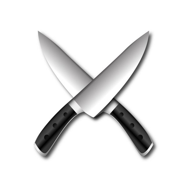 تصویر دو چاقوی آشپزخانه
