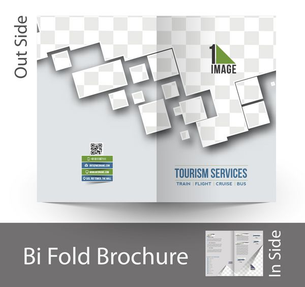 طراحی بروشور Travel Agent Bi-Fold