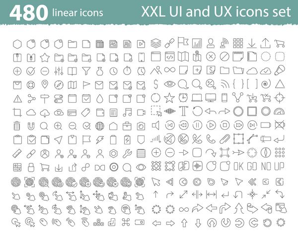 آیکون UI UX