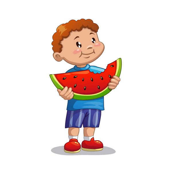 پسر با هندوانه