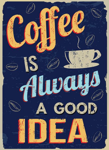 قهوه همیشه پوستر یکپارچهسازی با سیستمعامل ایده خوبی است