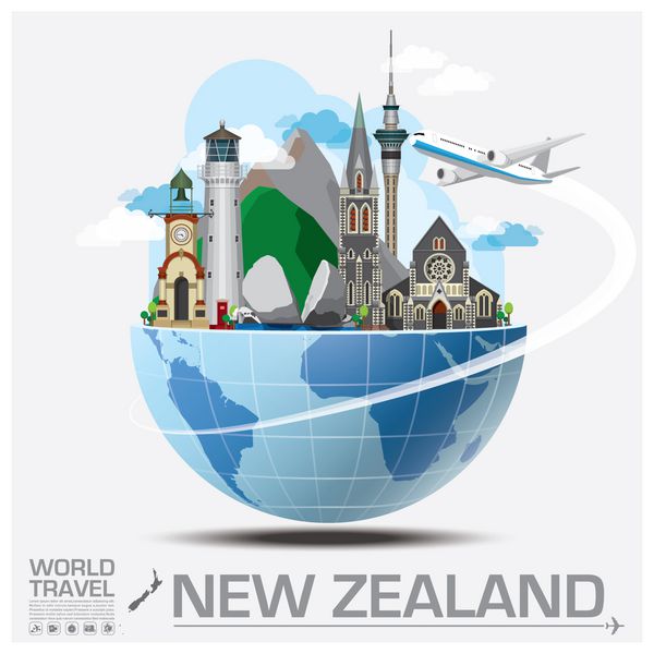 سفرهای جهانی و سفرهای اینفوگرافیک نشر نیوزیلند