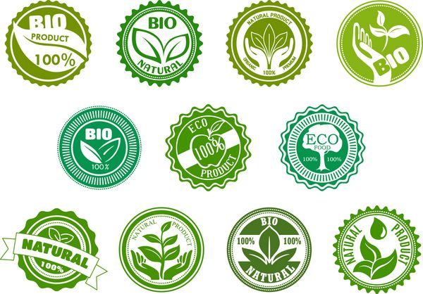 برچسبهای سبز زیست محیطی ارگانیک و طبیعی
