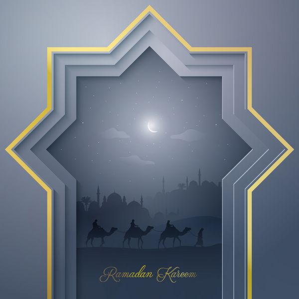 سفر به مسجد با سابقه اسلامی و عربی شتر برای ماه رمضان کریم
