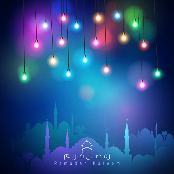 چراغ های ماه رمضان کریم و الگوی اسلامی تبریک شعر الحرام