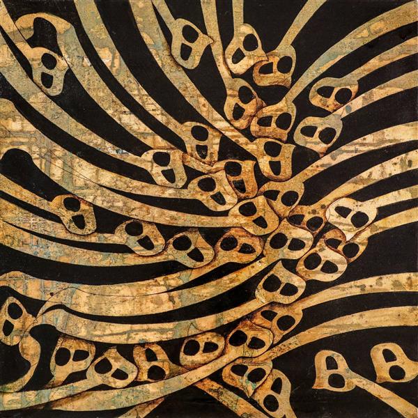 هستی و نیستی اثر هنری و تابلوی زیبای نقاشیخط پارسی