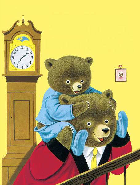 داستان خرس کوچولو کارتونی طرح پوستر