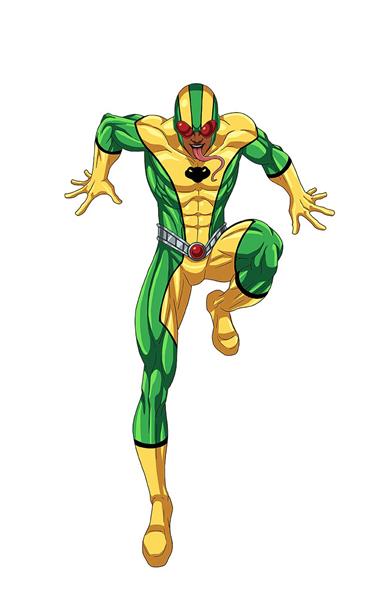 قهرمان نقاشی دیجیتال سبز زرد