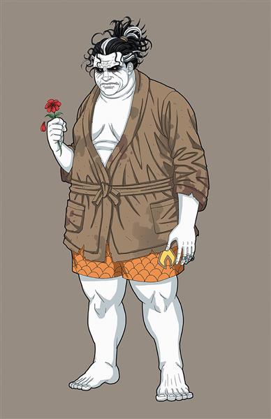 عکس آدم چاق و لاغر