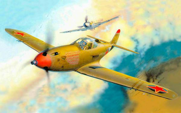 هواپیما جنگی ملخی نقاشی پوستر دیواری سه بعدی