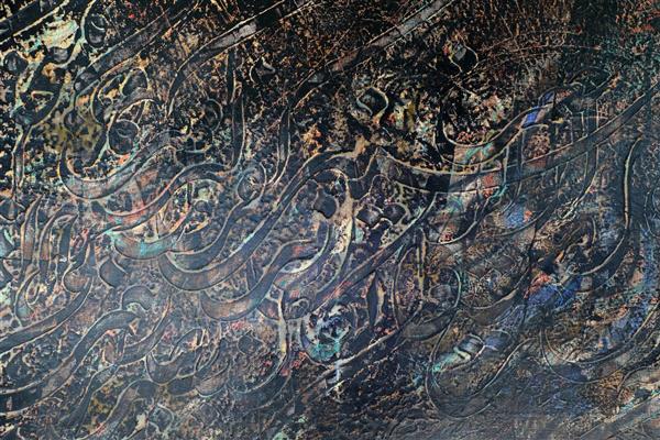 هنر نقاشیخط مشکی تیره لوکس نقاشیخط اثر عظیم فلاح