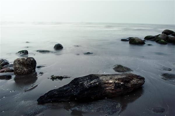 منظره زیبا از ساحل رامسر