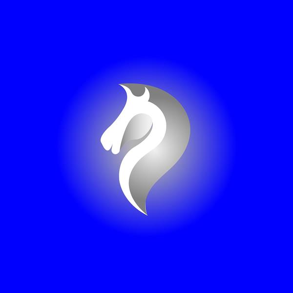 لوگو برای شرکت با طرح اسب