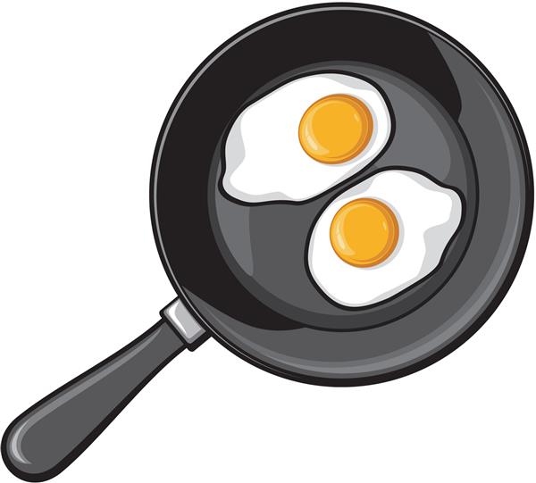 تخم مرغ سرخ شده در ماهیتابه
